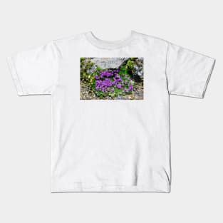 Flowers Swiss Alps Kids T-Shirt